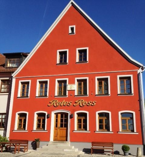 Hotel-Gasthof Rotes Ross Markt Einersheim ภายนอก รูปภาพ
